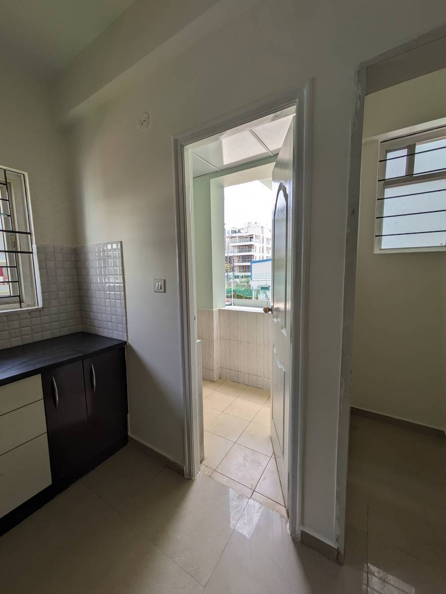 Passage to kitchen utility area