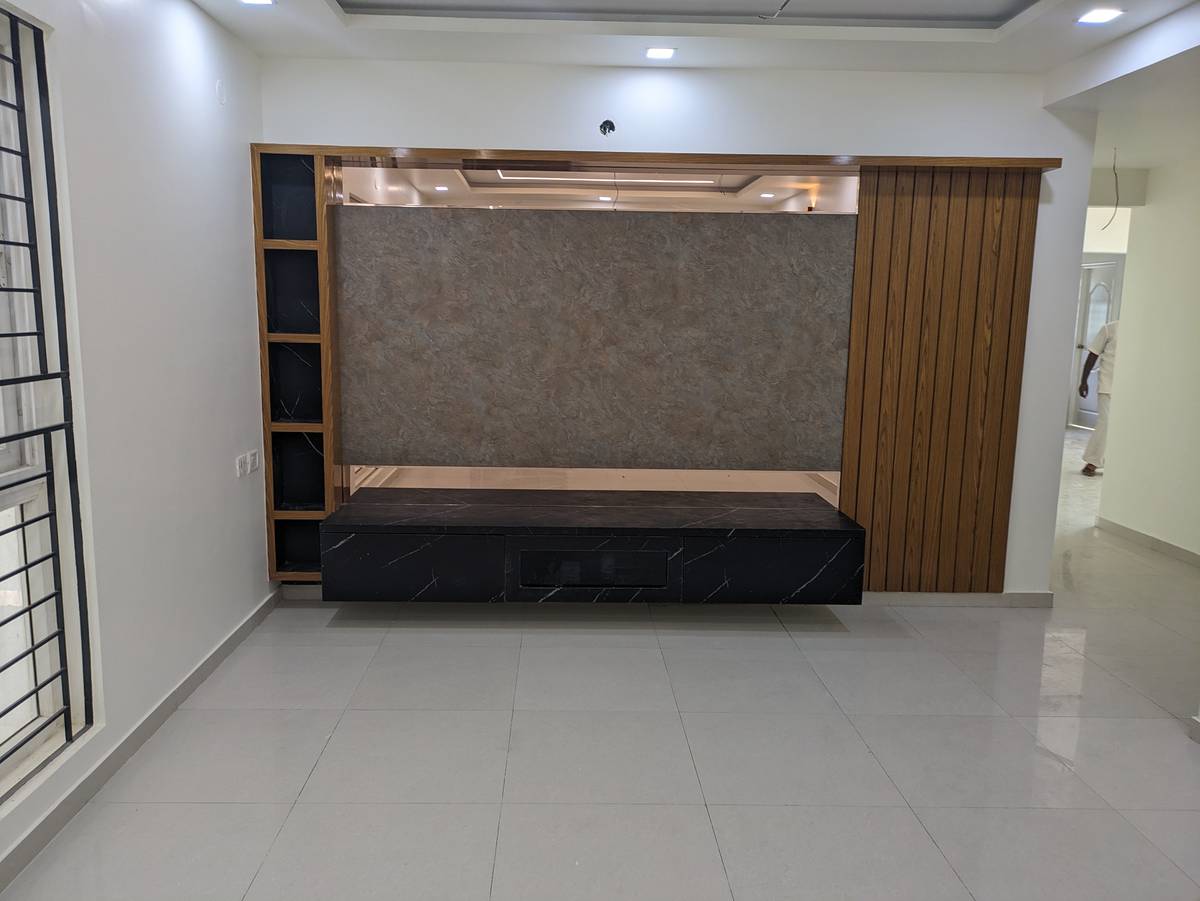 Hall and living room with premium interiors